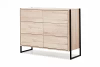 Komoda z szufladami Loft Lorenzo 110 cm - dąb lorenzo Komoda z szufladami Loft Lorenzo 110 cm - dąb lorenzo