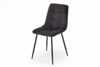 Krzesło do jadalni K547 - czarny / czarne nogi Krzesło do jadalni K547 - czarny / czarne nogi