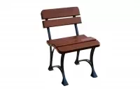 Krzesło ogrodowe Królewskie bez podłokietników - orzech włoski krzesło w kolorze orzech