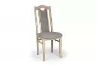 Krzesło drewniane tapicerowane Livorno 2 - szary Gemma 85 / buk drwniane krzesło tapicerowane