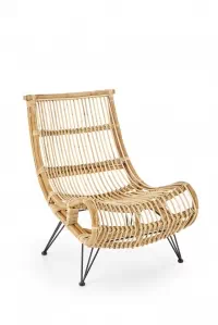 Fotel ogrodowy Melody - rattan naturalny melody fotel wypoczynkowy, rattan naturalny