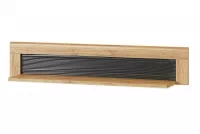 Półka wisząca Kama 34 - 119 cm - dąb carmargue / czarny mat Półka wisząca Kama 34 - 119 cm - dąb carmargue / czarny mat