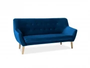 SOFA NORDIC 3 VELVET KOLOR GRANAT TAPICERKA BLUVEL 86 sofa nordic 3 velvet kolor granat tapicerka bluvel 86