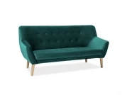 SOFA NORDIC 3 VELVET KOLOR ZIELONY TAPICERKA BLUVEL 78 / BUK sofa nordic 3 velvet kolor zielony tapicerka bluvel 78 / buk