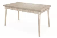 Stół rozkładany do jadalni 120-160x80 cm Ibiza na drewnianych nogach - dąb sonoma stół do jadalni
