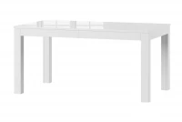 Stół rozkładany Wenus - 160-300x90 cm - biały połysk Stół rozkładany